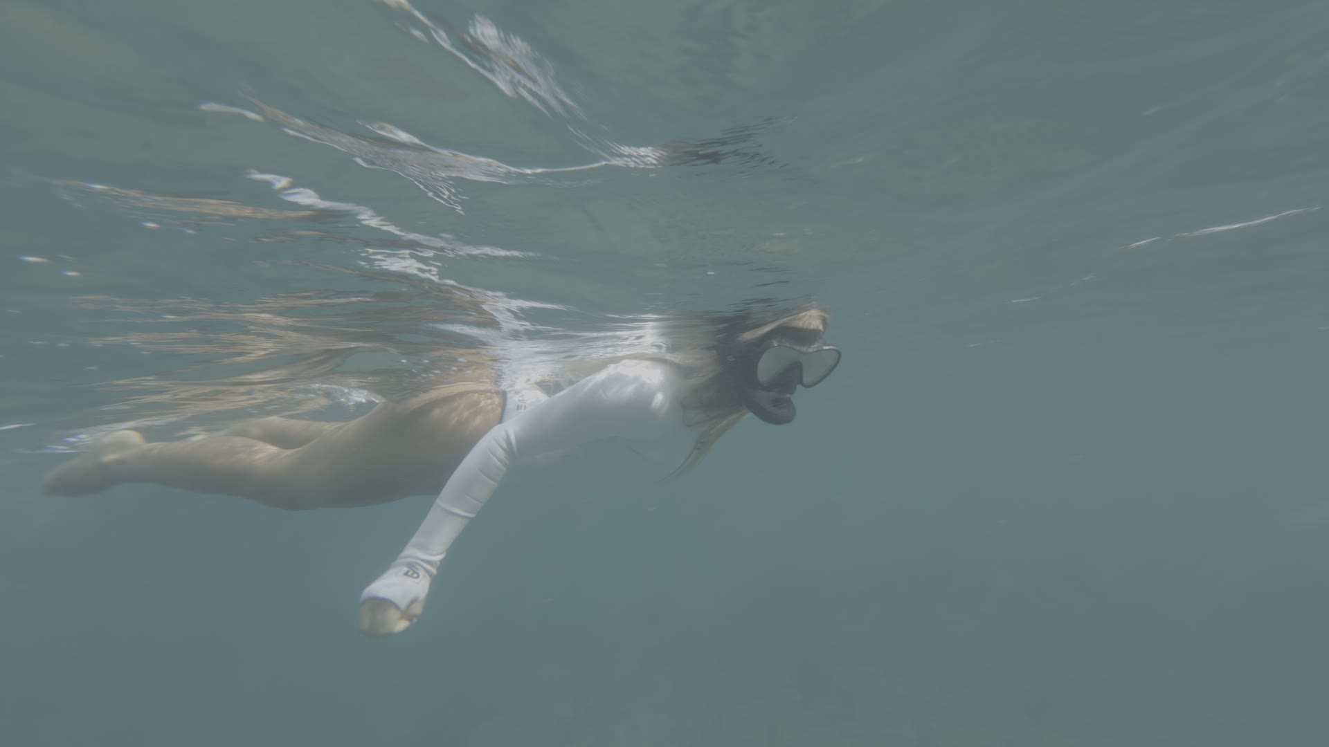 The same frame as recorded in Apple Log, before the grade